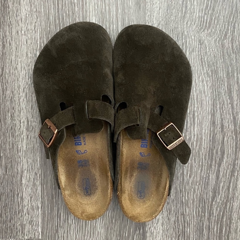 brown birkenstock bostons